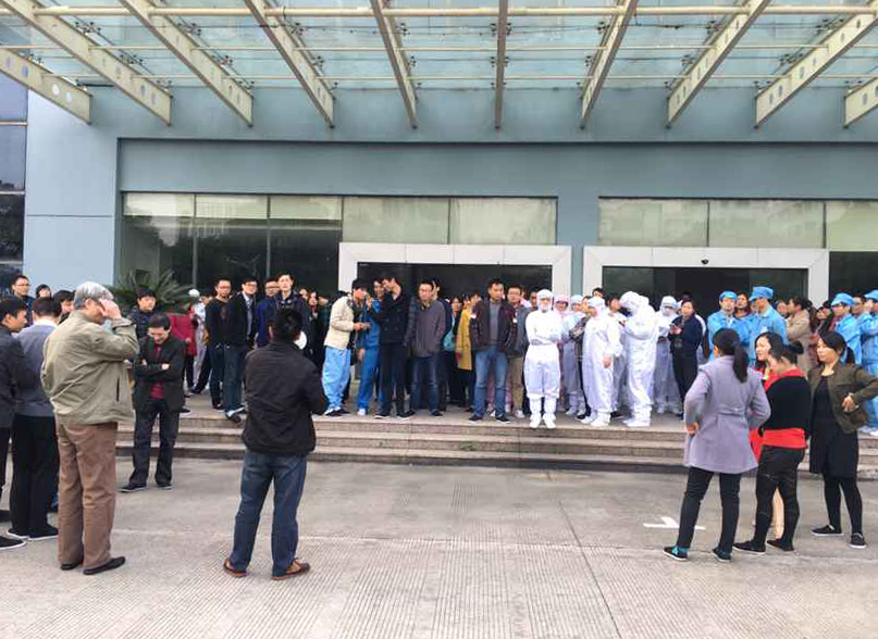 
                            友旺開展消防演練，提升員工消防安全意識